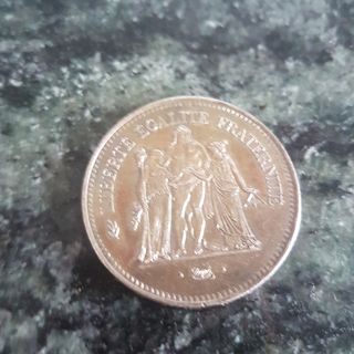 3 Monedas Francos Franceses (50, 2)