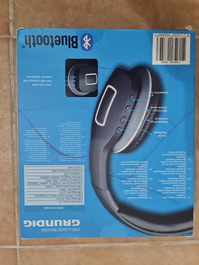 Cuffie Bluetooth Grundig - mai usate 