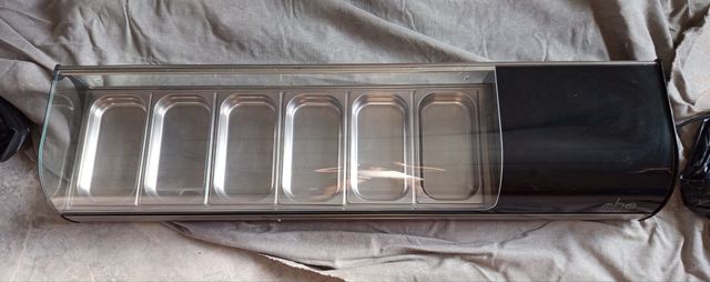 Vitrina hostelería 6 bandejas acero