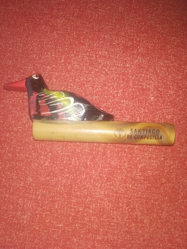 Silbato de bambú con sonido de Pato