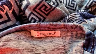 Jersey azul estampado