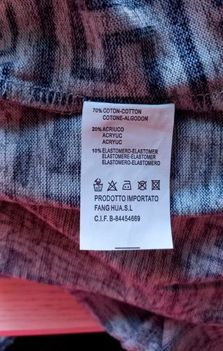 Jersey azul estampado