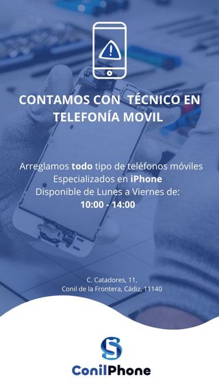 se hacen reparaciones a SmartphoneS, iPhone...