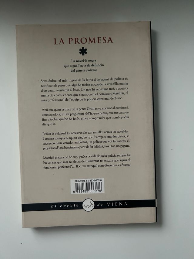 La promesa (El cercle de Viena) (Catalan Edition)