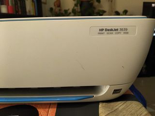 Impresora HP DeskJet 3639 - Azul y Blanca