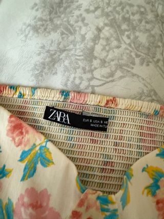 Top floral Zara - multicolor