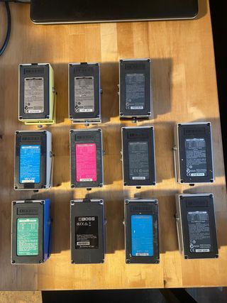 Pedales BOSS vintage y de colección.
