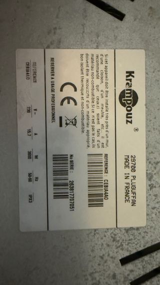 Crepera Krampouz - Plancha