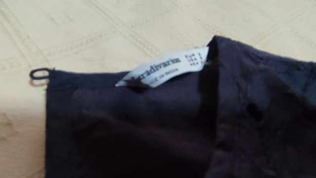 Blusa negra Stradivarius