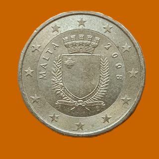 Moneda Malta 10 céntimos 2008