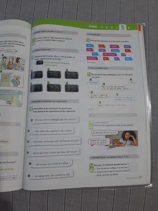 Méthode de français. 1 ESO. Adomania. Savia