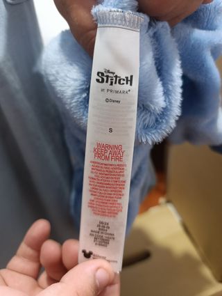 Traje perrito Stitch azul