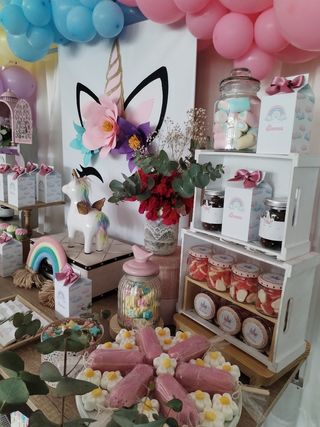 Articulos para el montaje de Candy bar (mesas dulc