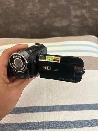 Cámara de video vintage digital estilo nueva