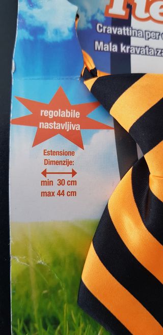 Cravattina per cani e gatti regolabile