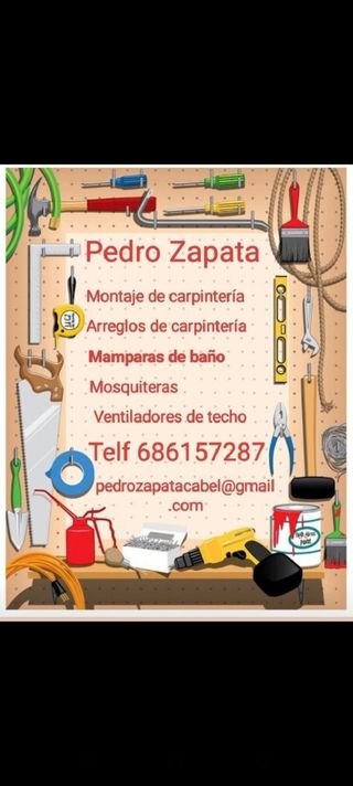 Montajes de carpintería.