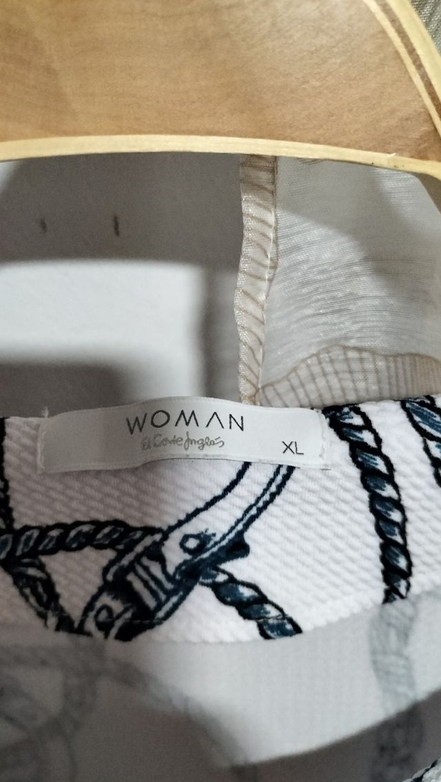 Blusa El Corte Inglés - Blanca XL