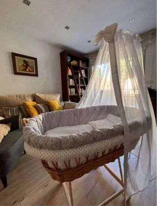 Moisés bebé mimbre - Cuna moisés