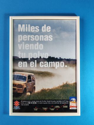 Suzuki Jimny Copa cuadro cartel publicidad