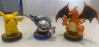 Amibos: Pikachu, Meta Knight, Charizard
