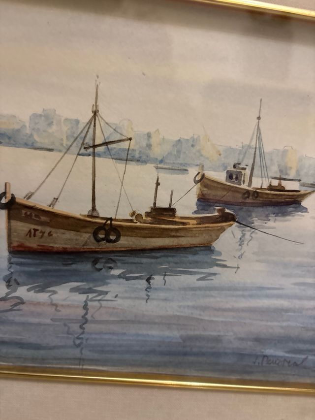 Cuadro acuarela - Marina