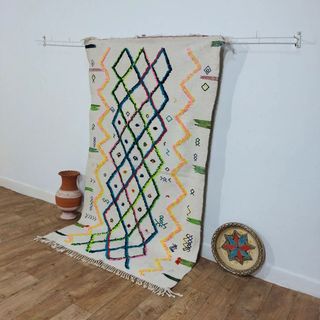 Alfombra bereber de lana Azilal Alfombra bereber