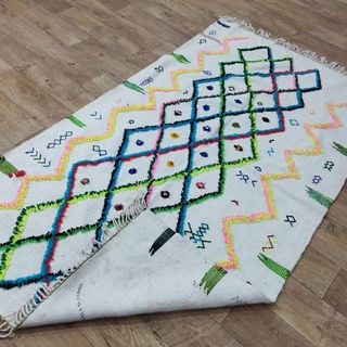 Alfombra bereber de lana Azilal Alfombra bereber