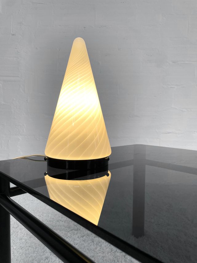 LÁMPARA DE CRISTAL DE MURANO. VETRI. ITALIA 60s