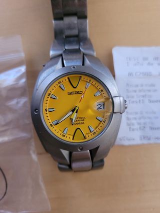 Seiko Perpetual Calendar Amarillo