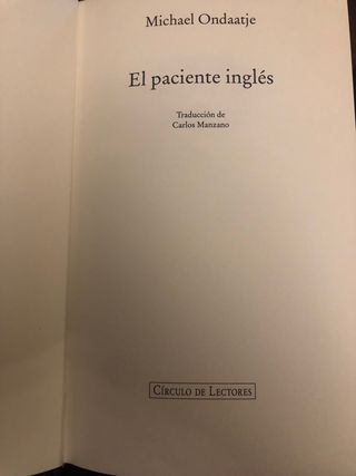 El paciente inglés