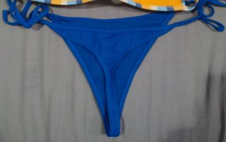 Bikini tanga azul