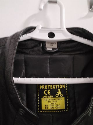 Chaqueta moto cuero Texpeed
