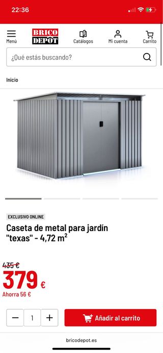 CASETA DE JARDÍN