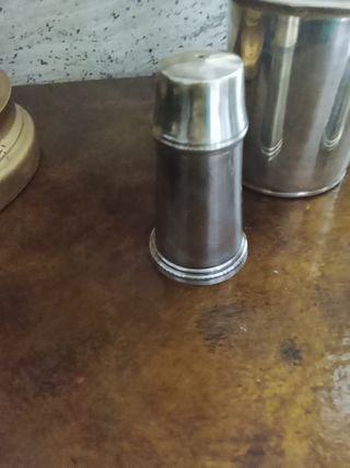 Juego azucarero, salero y pimentero vintage