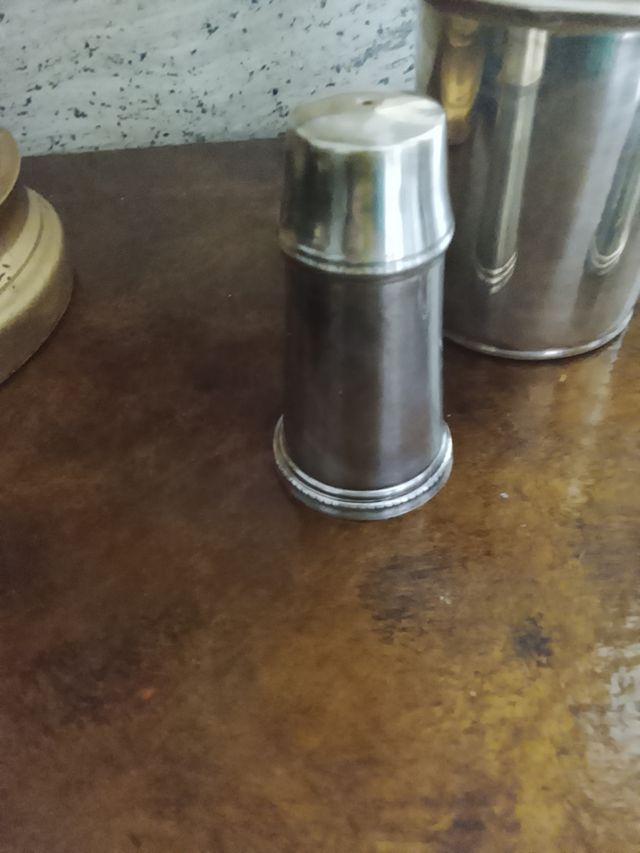 Juego azucarero, salero y pimentero vintage