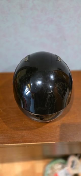 Casco moto negro