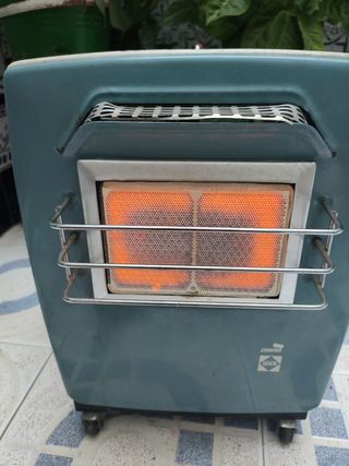 Estufa Campingaz azul y blanca