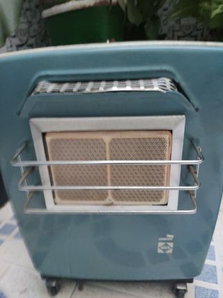 Estufa Campingaz azul y blanca