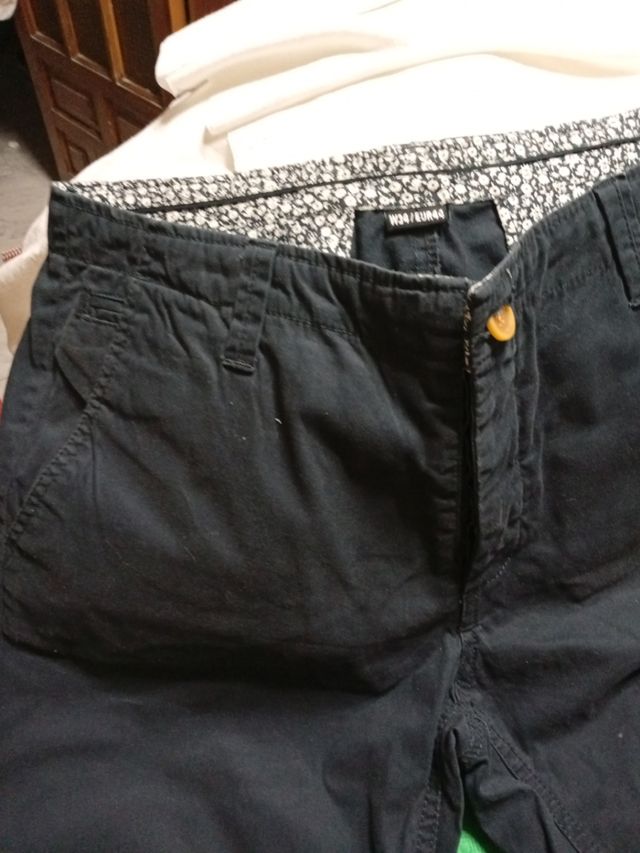 Pantalones cortos azul marino -talla desde 44 _42