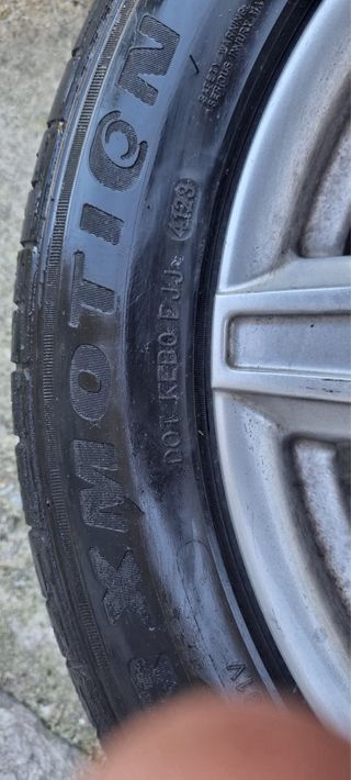 4 Llantas VW Golf VII 16" con neumáticos
