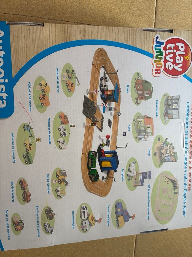 Autopista Playtive Junior: 57 piezas