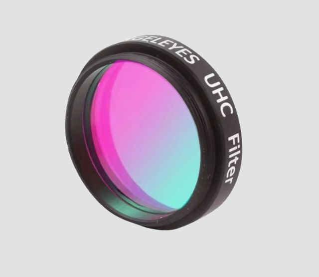 Filtro UHC 1.25", telescopio. Astronomía.
