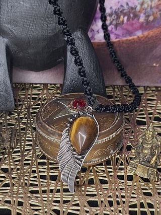Collar Ala Ojo de Tigre