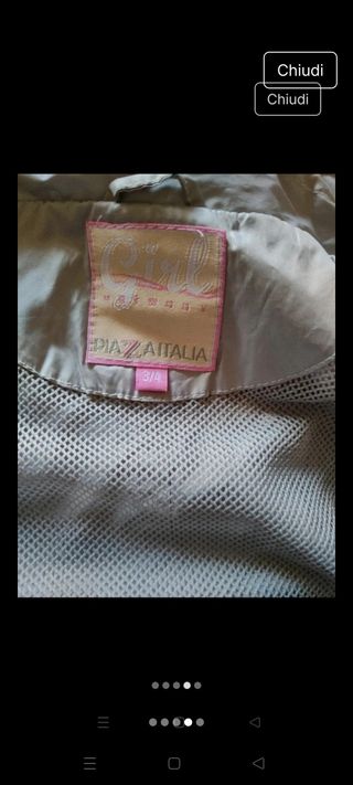 Giacca bimba 4 anni - grigio argento