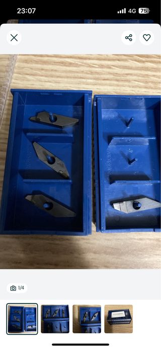 Lâminas CNC - Torno/Fresadora