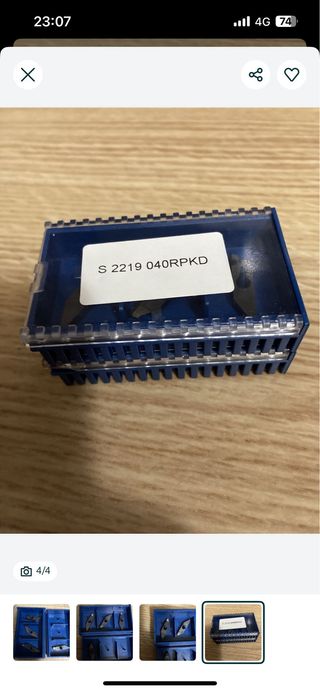 Lâminas CNC - Torno/Fresadora