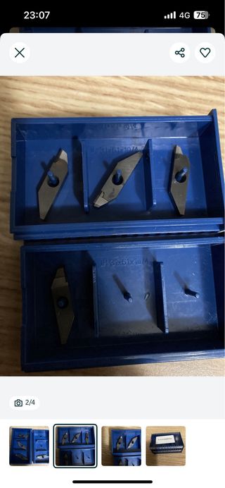 Lâminas CNC - Torno/Fresadora