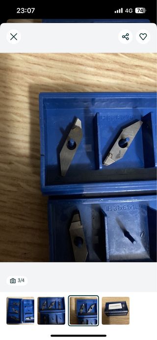 Lâminas CNC - Torno/Fresadora