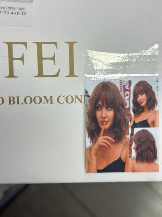 Peluca DUFEI Bob, color marrón