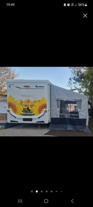 Avance toldo autocaravana Benimar Tessoro 442.